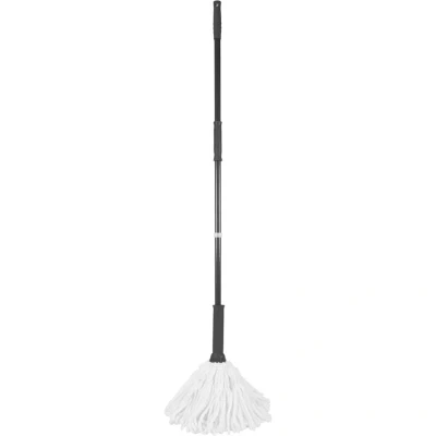 Image of JVL 20 034GY Super Absorbent Easy Twist Microfibre Floor Mop, Grey/Turquoise