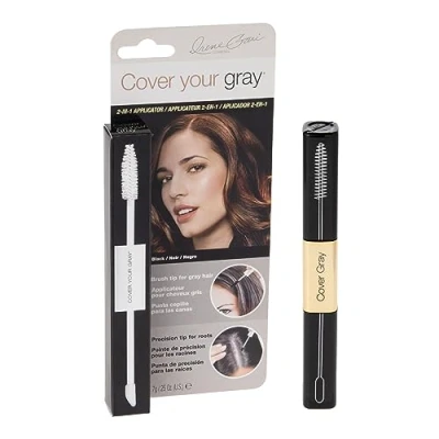 Image of Cover Your Gray 2 in 1 Touch Up Wand, Black