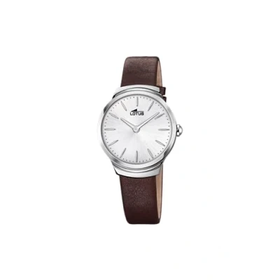 Image of Lotus Watches Womens Analogue Classic Quartz Watch with Leather Strap 18500/1