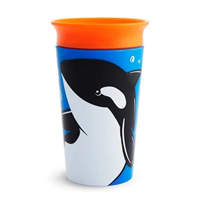 Image of Munchkin® Miracle® 360 WildLove Sippy Cup, 9 Oz, Orca, 1 Pack