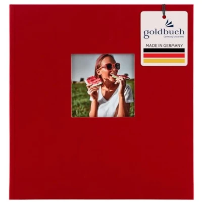 Image of Goldbuch Photo Album with Window Cut Out, purple, 30 x 31 cm