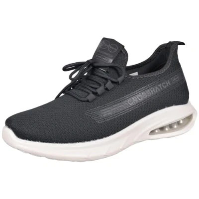Image of Crosshatch Men&#039;s Zamel Trainers Sneaker, Grey, 9 UK