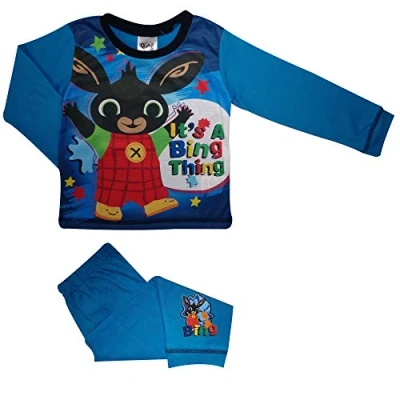 Image of Boys Bing Pyjamas Set Kids Sleepwear Age 18 Months to 5 Years (3 4 Years) Blue