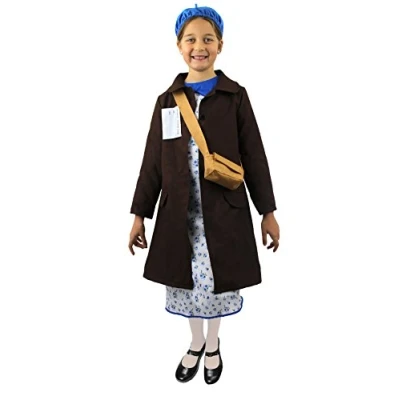 Image of I Love Fancy Dress ILFD7041M Girl&#039;s Evacuee Costumes (Medium)