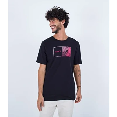 Image of Hurley Men&#039;s Evd Halfer Gradient T Shirt, H010, L UK