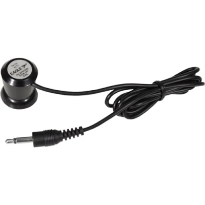 Image of Black Telephone Pickup Coil with Sensitive Microphone