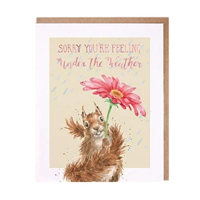 Image of Wrendale Designs &#039;Under The Weather&#039; Card
