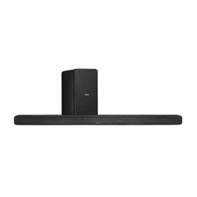Image of Denon DHT S517 Soundbar with Subwoofer, Bluetooth, Dolby Digital, Atmos, Sound Bar for TV, Dialogue Enhancer, HDMI ARC, Wall Mountable, Music Streaming, Including Cable