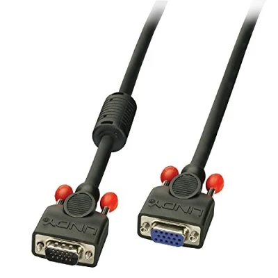 Image of LINDY 0.5m Premium SVGA Monitor Extension Cable, Black