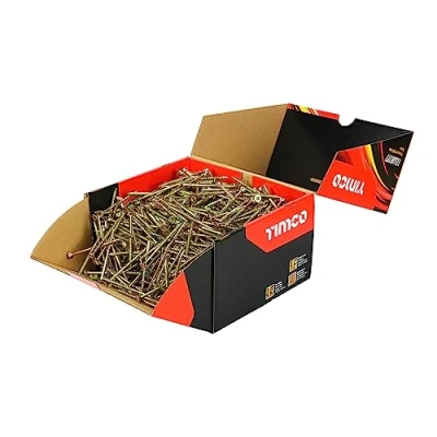 Image of 2x TIMCO Velocity Premium Multiuse Screws Pz Double Countersunk Yellow 50080VYIND Pack of 1000