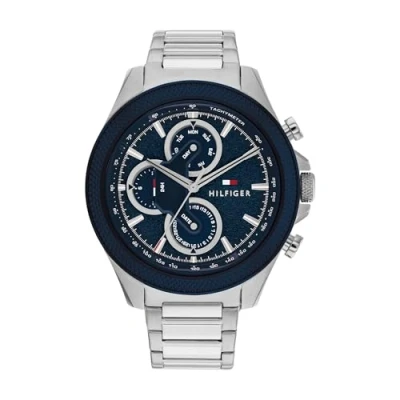 Image of Tommy Hilfiger Watch silvercoloured, Men&#039;s, Size: One Size, Silver coloured