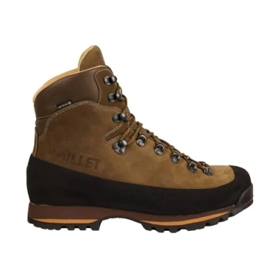 Image of MILLET Men&#039;s Bouthan GTX Hiking Shoe, Brown New Logo, 42 1/3 EU Étroit