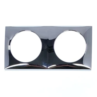 Image of W4 Berker Double Frame Fitting Chrome