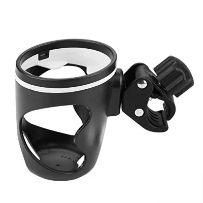 Image of Bike Cup Holder Support Rack Universal 360 Degrees Rotation Drink for Baby Stroller Pushchair Bicycle Motorcycle and Wheelchair