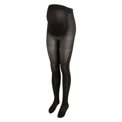 Image of Noppies Women&#039;s 40 Den Maternity Tights, Black, S M UK