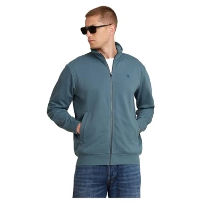 Image of G STAR RAW Men&#039;s Nifous Zip Thru Sweater, Blue (Avio D25122 d566 1820), L