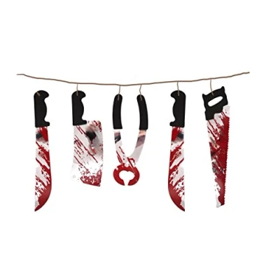 Image of Henbrandt Garland Torture for Halloween Decorations, Size: 1.80m, Material Plastic