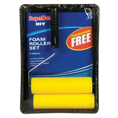 Image of SupaDec Foam Roller &amp; Tray Set 9&quot; / 255mm