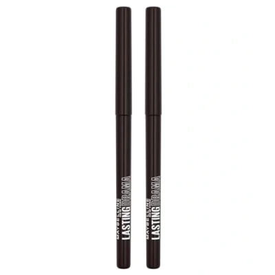 Image of Maybelline New York Lasting Drama Automatic Eye Pencil Waterproof Pigmented Tract 36H Colour Black Out 2 Cosmetics