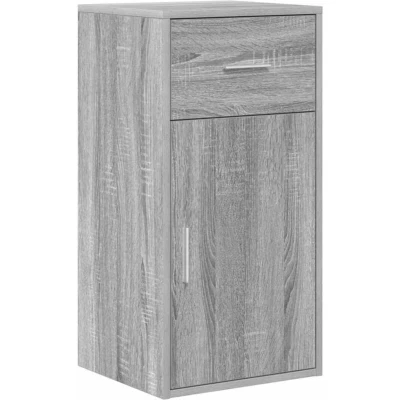 Image of vidaXL Grey Sonoma Storage Cabinet Engineered wood Small
