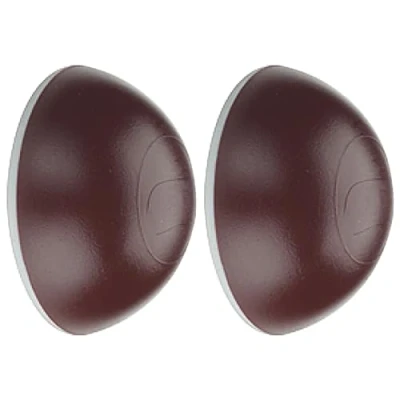 Image of cyclingcolors 2 x Door Stops Self Adhesive Wall Dark Brown 31 mm Edge Floor Buffer Protection Rubber