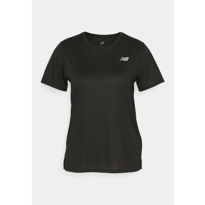 Image of New Balance Sport Essentials T Shirt, Size L, Black Ideal for Training and Everyday Wear