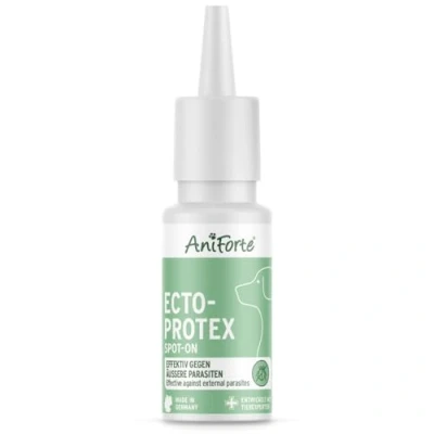 Image of AniForte Ectoprotex Dog 50ml Tick, Mite and Flea Treatment For Dogs, Spot On Protection Prevention Against Parasites, Effective Repellent, Natural Alternative to Chemical Killer Sprays