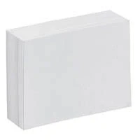 Image of Index Cards Post Record Card Revision A6 Pack of 100, 160gsm Paper White