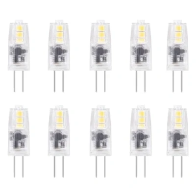 Image of G4 COB LED Bulb, DC / AC12V, 2W Cold White 6000K 20 Watt Halogen Bulb Equivalent, 360 Beam Angle, 200lm, Non dimmable, Crystal Spotlight