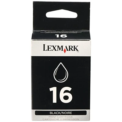 Image of Lexmark 10N0016 black ink cartridge 16