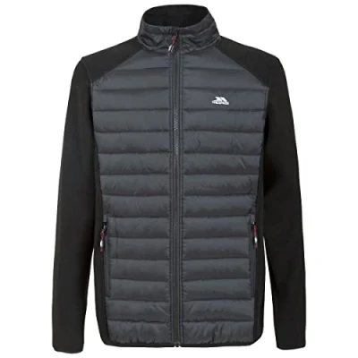 Image of Trespass Men&#039;s Saunter Fleece At300, Black, XXL UK