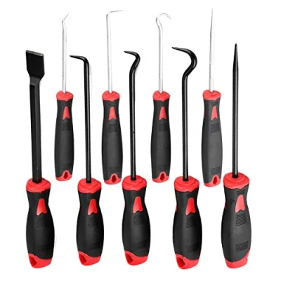 Image of Suuonee Oil Seal Puller, 9pcs Car O ring Removal Puller Tools Pick Hook Scraper Kit