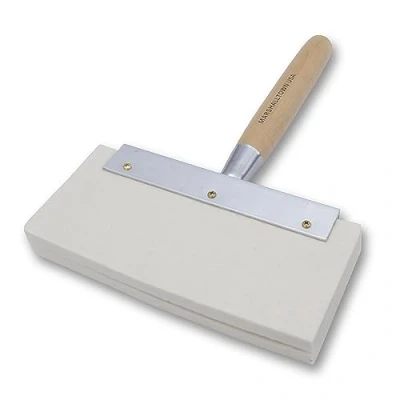 Image of Marshalltown 9 Felt Brush with Wooden Handle Trowel Plastering Water Brushes MFB865