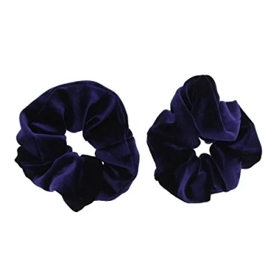 Image of Zac&#039;s Alter Ego Pair of Luxurious Velvet Hair Scrunchies Variety Colours