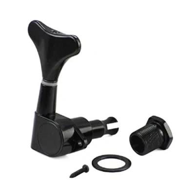 Image of Bass Tuner Electric Tuning Peg Guitar Opened Machine Head Knobs Replacement For 4 String Right/Left Hand