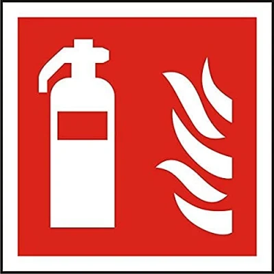 Image of Seco Fire Extinguisher &amp; Pictogram Sign, 150mm x 1mm Semi Rigid Plastic