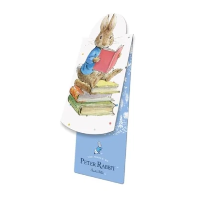 Image of Beatrix Potter Peter Rabbit Magnetic Bookmark Reading Red Book