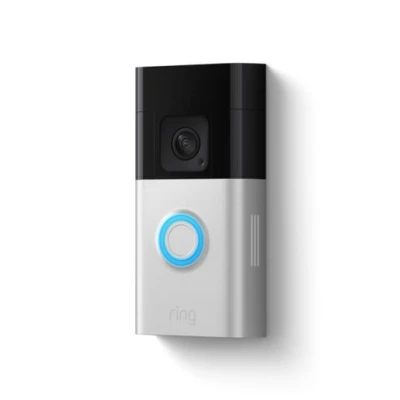 Image of RING Battery Video Doorbell Plus, Silver/Grey