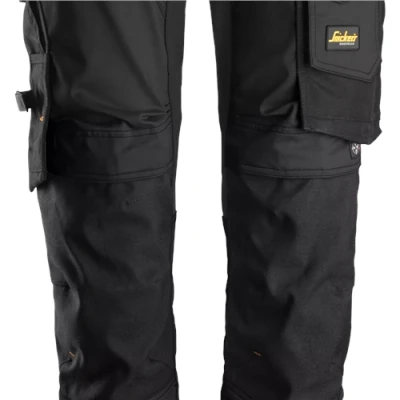 Image of Snickers AllroundWork Stretch Trousers Black/Black 48