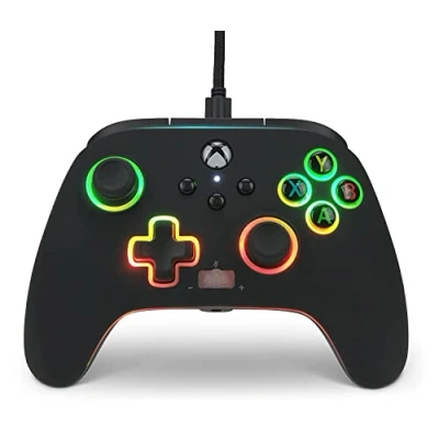 Image of PowerA Spectra Infinity Enhanced Wired Controller for Xbox Series XS, Video Game Controller, Gamepad X and S, Officially Licenced by Xbox, 2 Years Manufacturer Warranty Black