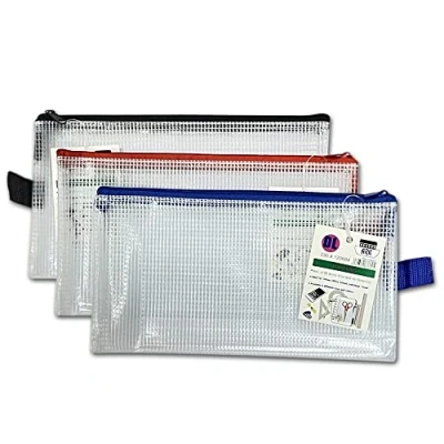 Image of 3 x Ark DL Size Pencil Case Tuff Zip Bags