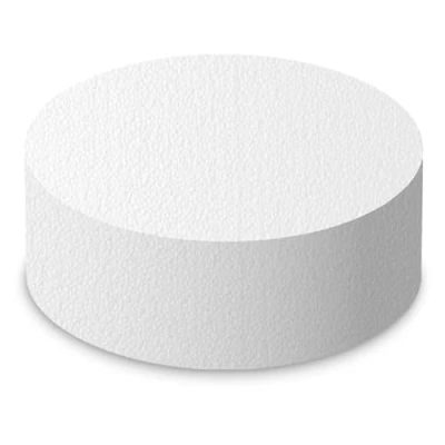 Image of 10&quot; inch Diameter Round Cake Polystyrene Modelling Dummy 5&quot; Deep