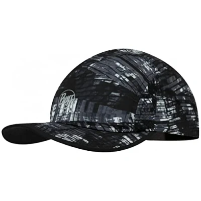 Image of Buff 5 Panel Go Cap Gline Black Unisex S/M