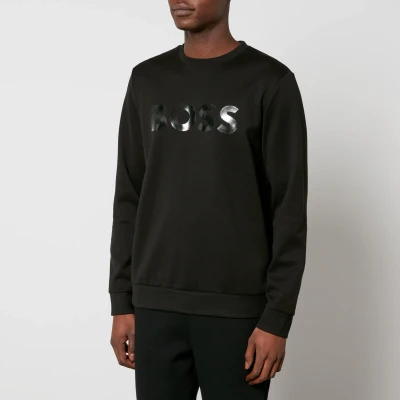 Image of BOSS Salbo Mirror Sweatshirt, Men&#039;s, Size: Small, Black