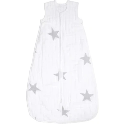 Image of aden + anais Baby Mid Season Sleeping Bag, 4 Layers of 100% Cotton Muslin, Wearable Swaddle Blanket for Girls &amp; Boys, Breathable Newborn Sleep Sack, TOG Rating 1.5, 6 18 Months, twinkle