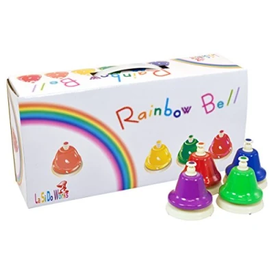 Image of Percussion Workshop set of 8 colour combi desk bells