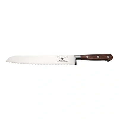 Image of Rockingham Forge FRF 20cm Bread Knife, Fully Forged, Rosewood Handle Red 8008BR
