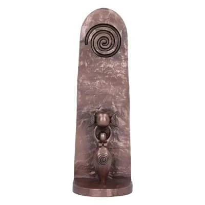 Image of Nemesis Now Spiral Goddess Incense Holder, Bronze, 23.5cm