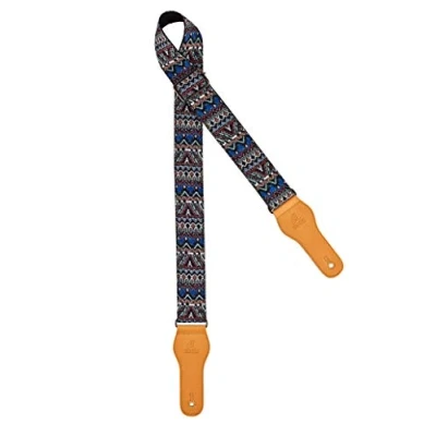 Image of Ortega Guitars Adjustable Guitar Strap Acoustic / Bass, Electric Bass World Series Cotton, Desert Night (OCS 420)