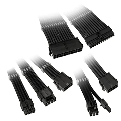 Image of KOLINK Coreu0026tradeAdept Power Extension Cable Kit Black